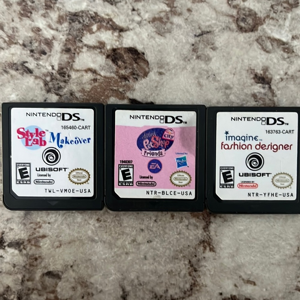 Nintendo DS Games; Style Lab, littlest Pet Shop, Imagine Fashion design